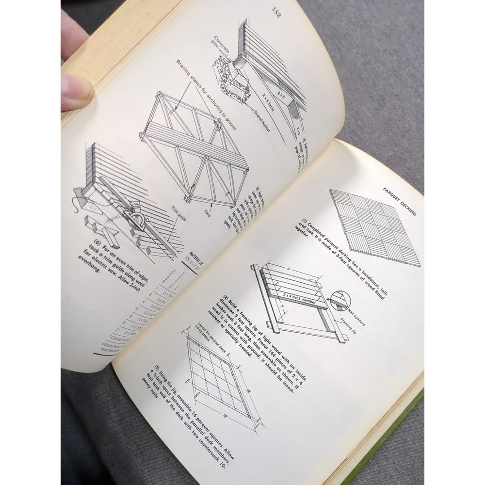 1971 The Outdoor How-To-Build-It Book‎ Robert Behme VTG Hardcover Hawthorn Books